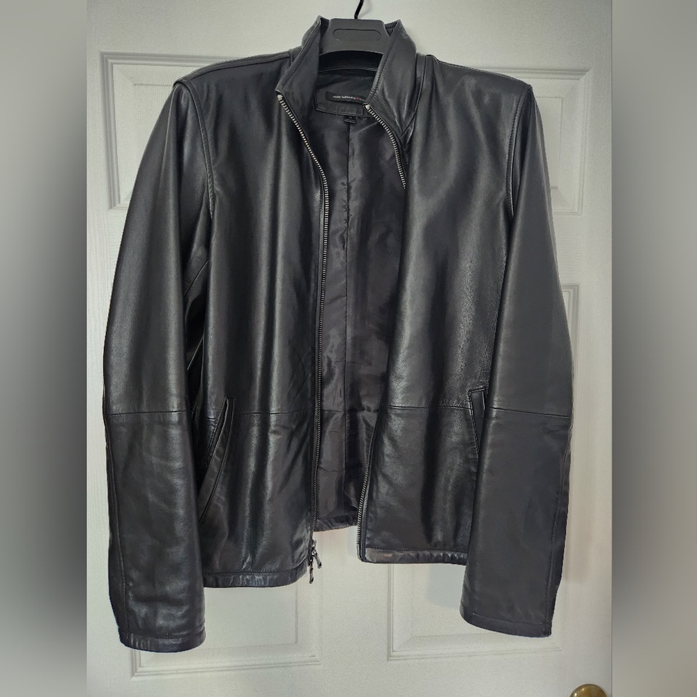 John Varvatos Lambskin Leather Jacket